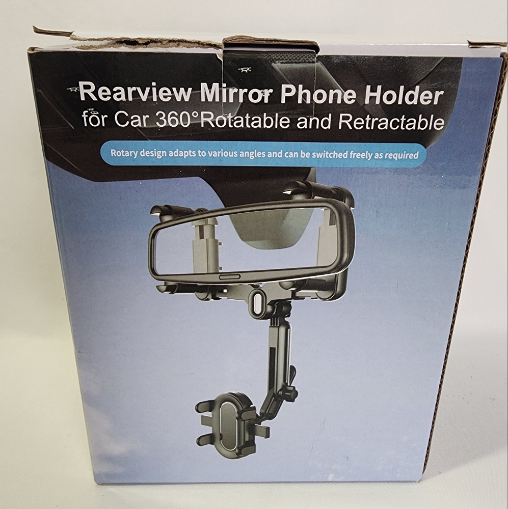 Phone Mount for Car, Rear View Mirror Phone Holder New